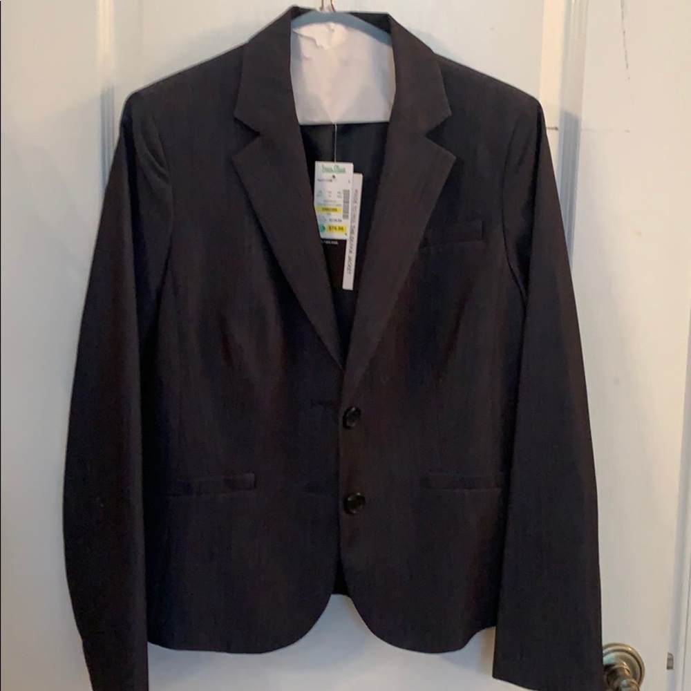 Grey suit jacket